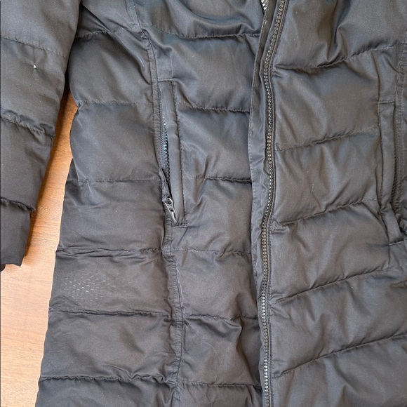 Girls Lands' End Jacket faux fur Cream Lining - Picture 5 of 5